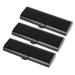Clisted 3X Slim Matte Hard Metal Spectacles Case Reading Glasses Eyeglasses Case Protection Case Black