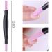 Double-Headed Nail Polishing Pen with Pumice Stone - 2pcs Nail Cuticle Care Tool Set - Buy Online on GoSupps.com