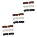 NOLITOY 9 Pairs Shoe Heel Sticker Half Size pad do not Follow Patch Protector High Heel Cowhide Thicken Heel pad Invisible Heel Stickers Insert Follow up Heel Damping