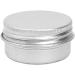 ENERRGECKO 75x 15Ml Aluminium Tin Make Up Candle Pots Capacity Empty Big Cosmetic/Candle//Hair Product - Buy Online on GoSupps.com