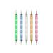 Aoshang 5 pc UV Gel Painting DIY Design Nail Art 2 Way Dotting Pen Tool Nail Art Tip Dot Paint Manicure kit