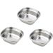Zerodeko 6 Pcs Mini Individual Sauce Bowl Stainless Steel Snacks Dish Sauce Dish Ketchup Dish Sushi Seasoning Plate Stainless Steel Dish Soy Sauce Serving Dish Small Plate Hot Pot re-usable 8.3X8.3cmx2pcs Silverx2pcs - Buy Online on GoSupps.com