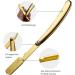 Manual Razor with Folding Handle - Barber Shaving Tool & Hair Clipper - Golden Finish (No Shaving Disc) - Buy Online on GoSupps.com