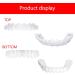 Flipped Warm Artificial Teeth - 2 Pairs of Dentures & Cosmetic Veneers for Men & Women - Buy Online on GoSupps.com