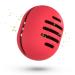 Fauxomor make-up sponge holder-breathable on three sides silicone beauty blender travel bag for all sizes of make-up sponge frost-proof portable cosmetics tool red B 1 piece (1 Pack) B-red (5-line)