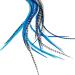 Real Feather Hair Extensions - Ice (5 Feathers)