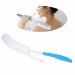 Soft Sponge Bathing Brush with Long Curved Handle - Body Cleaning & Peeling Shower Brush for Back - Best Bathing Accessories - Buy Online on GoSupps.com