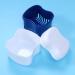 Healifty Orthodontic Denture Box - Blue Teeth Storage with Hanging Net | International Shipping - Buy Online on GoSupps.com