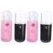 Beavorty 4 pcs Spray Hydrating Apparatus mini spray bottle pink cleaner portable humidifiers handheld facial 10.5x3.5cmx2pcs Pink Blackx2pcs