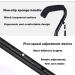 SilteD Swan Neck Walking Cane Offset Walking Sticks Double Handle to Help Get up Height Adjustable Collapsible Crutch Mobility Aid for Elderly Men and Women rollator Walker - Buy Online on GoSupps.com