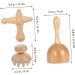 Frcolor Wooden Massage Cups Set - Therapeutic Schaubebrett & Mushroom Head Massager for Home Use | Best Wooden Massage Therapy Device - Buy Online on GoSupps.com