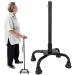 Quadruple Walking Stick Mobility Balancing Aid for Men and Women Lightweight Walking Stick with LED Flashlight Sturdy Four-Prong Aluminum Crutch for Elderly Elegant - Buy Online on GoSupps.com