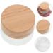 Mikinona Pen Wash Cup Nail Remover Bottle Crystal Nail Art Dappen Bowl Nail Art Dappen Cup Makeup Container Glass Containers Glass Craft Nail Art Cleaning Cup Tool Wood Frosted - Buy Online on GoSupps.com
