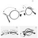 Limfer Portable Mini Blue Light Blocking Reading Glasses - Compact Folding Fashion Anti-UV Design for Men & Women - Buy Online on GoSupps.com