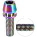 6pcs Colorful Titanium Bolts M5x16 for MTB & Road Bikes - Tapered Head Screws with Washer - Buy Online on GoSupps.com