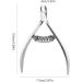 FEIlei Toenail Cuticle Nipper Stainless Steel Scissor for Manicure Pedicure Trimmer - Buy Online on GoSupps.com