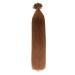 Gold -brown keratin bonding extensions 100% remy real hair human hair - 50x 1g 45cm smooth strands - long hair with keratin bondings U -tip hair elongation hair compression color:#8 golden brown