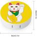 Good Lucky Cat Character Round Case For Contact Lens Kit Storage Box with Mirror Printed - Buy Online on GoSupps.com