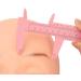Housoutil R gle de Mesure pour Sourcils 150 MM en Plastique Rose Pied Coulisse Coulissant Portable Outil Pr cis de Maquillage Facial pour Dessin et Estompage des Sourcils - Buy Online on GoSupps.com