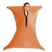 SZSMART Sensory Body Sock for Adult 65"x29" Full-Body Wrap Stretchy Body Sox to Relieve Stress for Adult with Autism Anxiet (Orange XL/163-191cm) XL/163-191cm Orange