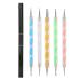 Demeras Angled Mascara Painting Tool Manicure 19x7x2 Nail Art Dotting Pen Manicure Tool Set Doubleend Uv Gel Painting Pen Manicure Accessories
