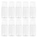 25pcs 10ml Sample Bottles Refillable Plastic Transparent Lotion Bottles Shower Gel Containers for Home Travel Daily Use
