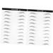FOMIYES 6 Sheets Eyebrow Stickers Eye Brow Skz Stickers Brow Tatoo Simulation Eyebrow Water Proof Patch 6d - Buy Online on GoSupps.com