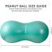 INPANY Peanut Ball - Anti Burst Exercise Ball for Labor, Birthing, Physical Therapy, Kids, Core Strength - Home & Gym Fitness with Pump - Green 39x20 - Buy Online on GoSupps.com
