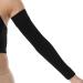 Arm Compression Sleeve for Men & Women - 20-30 mmHg Full Arm Support for Pain Relief Swelling & Recovery - Black Large - Buy Online on GoSupps.com