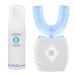 IVYARD Ultrasonic Automatic Toothbrush, 360 Electric Sonic Toothbrush Teeth Whitening Kit with Automatic Timer, Wireless Charging Toothbrush Washable Travel Or Home (White)