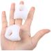 4-Pack White Gel Toe Separators & Stretchers | Comfortable Silicone Protectors for Overlapping & Hammer Toes - Buy Online on GoSupps.com