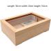 Cigar Box Barware Cigar Box Mellow Cigar Box Wooden Cigar Box Cigar Cabinet Large Capacity Cigar Box Moisturizing Box Simple Cigar Cabinet High-end Smoking Set Imported Cigar Multi-zone Storage Hygro 30*24*9.4cm Log Color - Buy Online on GoSupps.com