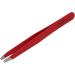 Faude Professional Tweezers for Eyebrow & Fine Hair Plucking - 9.8cm Stainless Steel & Silk Touch (Red) | International Shipping - Buy Online on GoSupps.com