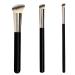 REQAG 3 Pieces Makeup Brushes Concealer Brush Foundation Brush with Soft Synthetic Fiber for Concealer Liquid Foundation