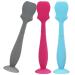 Diaper cream spatula 3 pieces of silicone-baby-po spatula removable with suction cup ending food water.