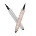 Didiseaon 2pcs Diamond Eyeliner Liquid Eye Liner Eye Beauty Pens Diamond Kits Cosmetics Eyes Rose Gold Plated