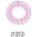 lmoikesz Full Circular Tooth Interlocking Stretch Comb Flexible Crystal Circle Combs Hairband Holder Head Band Banquet Hairstyling Pink - Buy Online on GoSupps.com