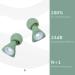 Mumba Ear Plugs for Sleeping Noise Reducing Silicone Earplugs (24dB NRR) with 8 Tips Reusable Hearing Protection in Triangle Green - Buy Online on GoSupps.com