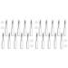 FRCOLOR 20Pcs Reusable Liquid Bottles with Funnels for Home Travel Lightweight LeakProof Storage Bottles with Silver Lid for Mascara Beauty Products
