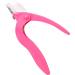 Nail Tip Clipper Edge Cutter Adjustable Plastic Fake Nail Art Cutter Trimmer for Salon Home Art Beauty Design DIY Use Rose Red - Buy Online on GoSupps.com