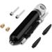 Dual Action Ball Pump with Needles and Nozzles - Ideal for Soccer, Basketball, Volleyball, Balloons, Bikes (Black) - Buy Online on GoSupps.com