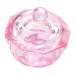 Octagonal Dappen Dish Cup Crystal Glass Glassware Tool for Nail Art Manicure Care Brushes