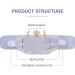 Men's & Women's Breathable Corset for Spine Support | Lordosis Back Pain Relief Belt - Adjustable L - Buy Online on GoSupps.com