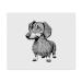2 x Microfiber Cleaning Cloths "Dachshund" (LC00024838)