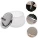 ERINGOGO 1pi ce Frosted Cup Pour D maquillage Avec Couvercle Tasse Ronde Pour Nettoyage De Blanc - Buy Online on GoSupps.com