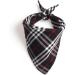 UANOU Dog Bandanas - Cotton Triangle Bibs Red Plaid Scarf for Small & Medium Pets | Stylish Puppy Accessories - Buy Online on GoSupps.com