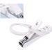 UNbit Nail Clipper Adult Nail Clippers Plastic/Carbon Steel White Nail Clippers 13 * 4.2 * 1.7CM Function Magnifying Glass Nail Clippers Can Rotate - Buy Online on GoSupps.com