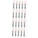 BIUDECO 20 Pcs Air Traffic Control Clear Eyelash Mascara Eyelash oil Empty Mascara Tube Pink The Pet