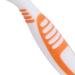 Premium Denture Cleaning Brush - Safe Plaque Removal Toothbrush for Partial Dentures - Robust Double Head Design - Orange - Buy Online on GoSupps.com