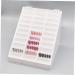 Healeved 1pc Nail Art Display Box Nail Polish Sample Display Nail Sample Display Board Manicure Display Board Nail Polish Display Rack Nail Gel Grid Display Stand White - Buy Online on GoSupps.com
